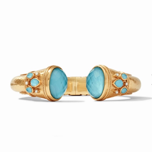 Julie Vos Jewelry - Julie Vos Cannes  Cuff Bahama Blue in size small